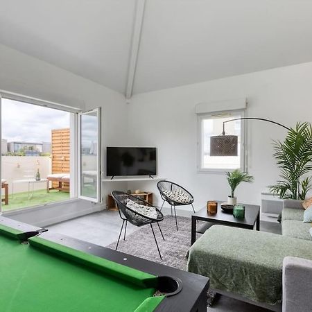 Premium Flat 6 People With Billard And Terrace Stade De France Saint-Denis  Bagian luar foto